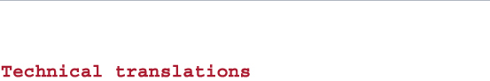 Technical translations